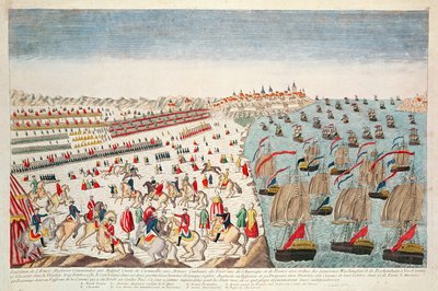 The Battle of Yorktown, 19th October 1781 by French School